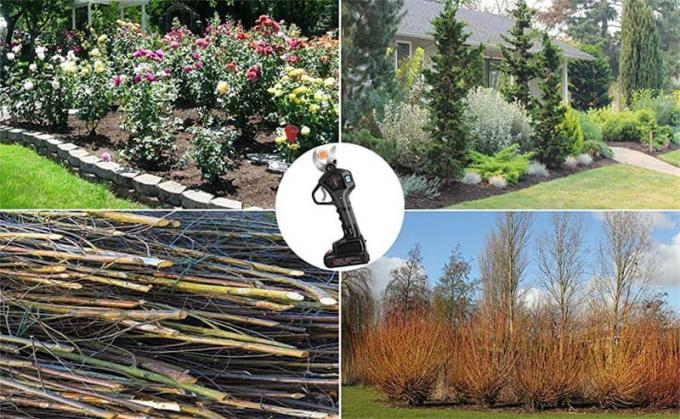 tesouras de poda elétricas do komok